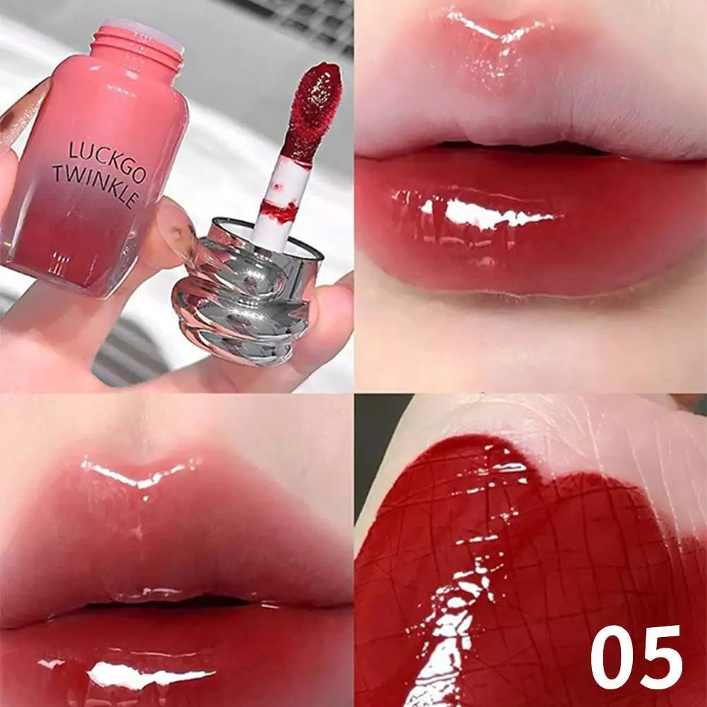 Mirror Lip Gloss – Moisturizing, Long-Lasting Glass Shine Mirror Lip Gloss Zpaxo Cherry