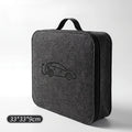 Portable EV Charger Cable Storage Bag – Dustproof Felt Organizer