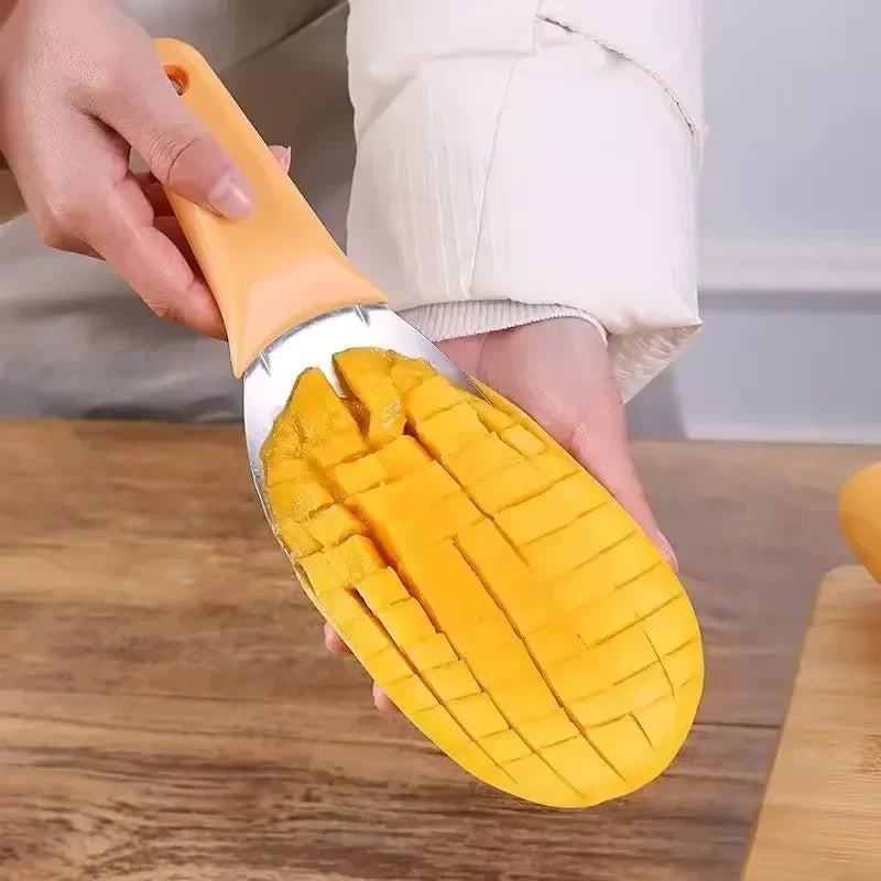 Hot Multifunctional Mango Spoon Mango Knife Cutting Granule Tool Peeler Peeler Mango Avocado Scoop Kitchen Fruit Tool Zpaxo