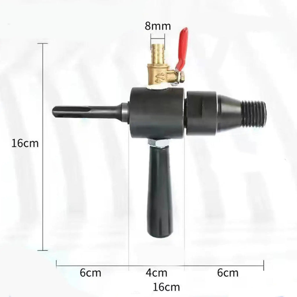 Electric Drill Water Drilling Tool Compact Professional Easy to Use Adjustable Drill Bit Adapter Replacement Connecting Rod Zpaxo