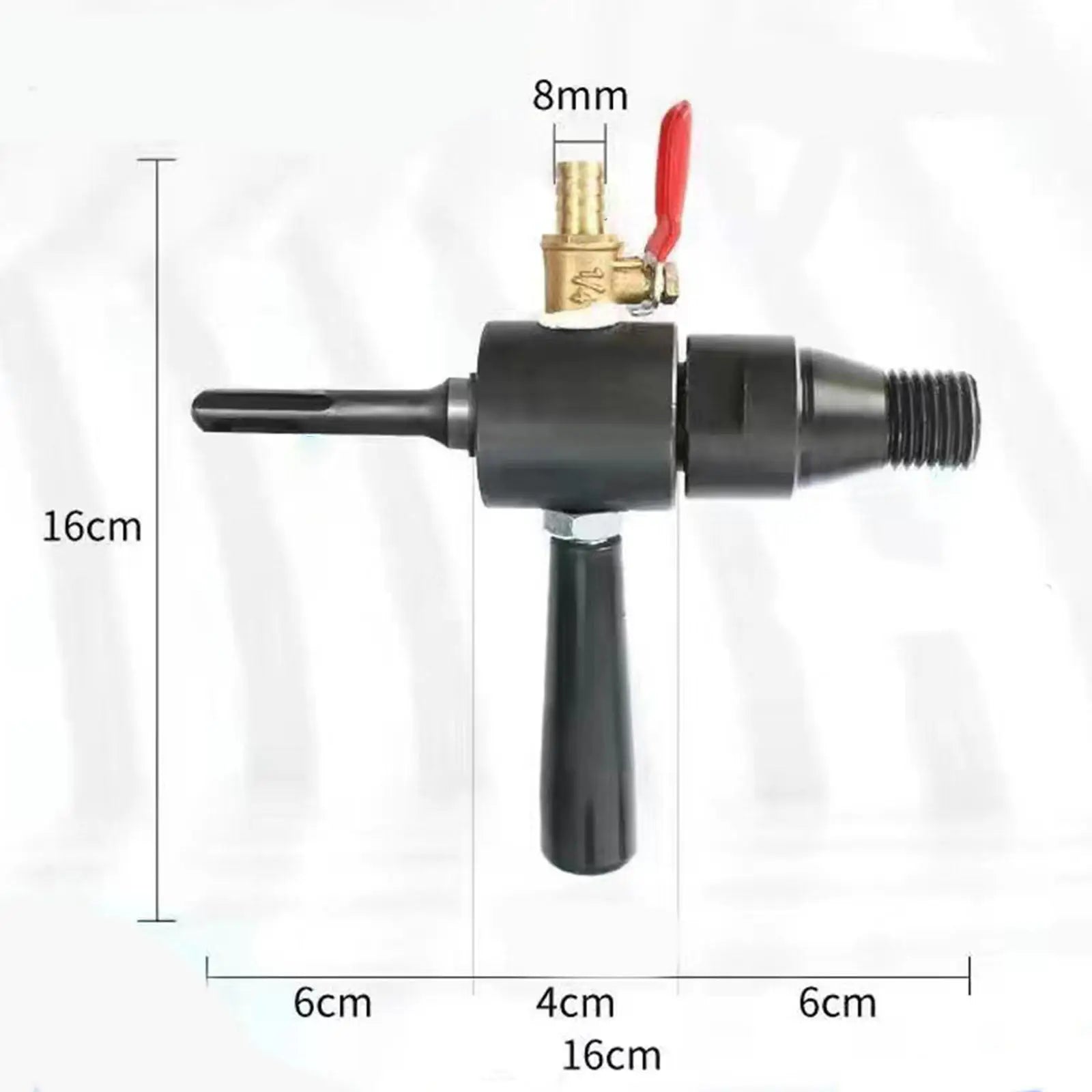 Electric Drill Water Drilling Tool Compact Professional Easy to Use Adjustable Drill Bit Adapter Replacement Connecting Rod Zpaxo