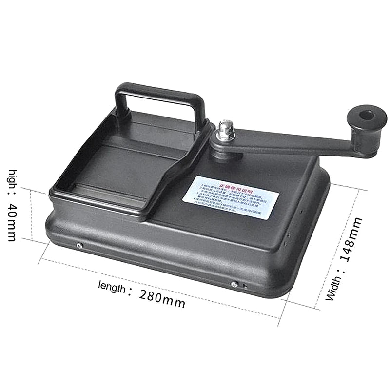 New Cigarette Filler 8.0mm Household Hand Roll Durable Thick And Thin Semiautomatic Cigarette Filler Cigarette Machine Zpaxo Black