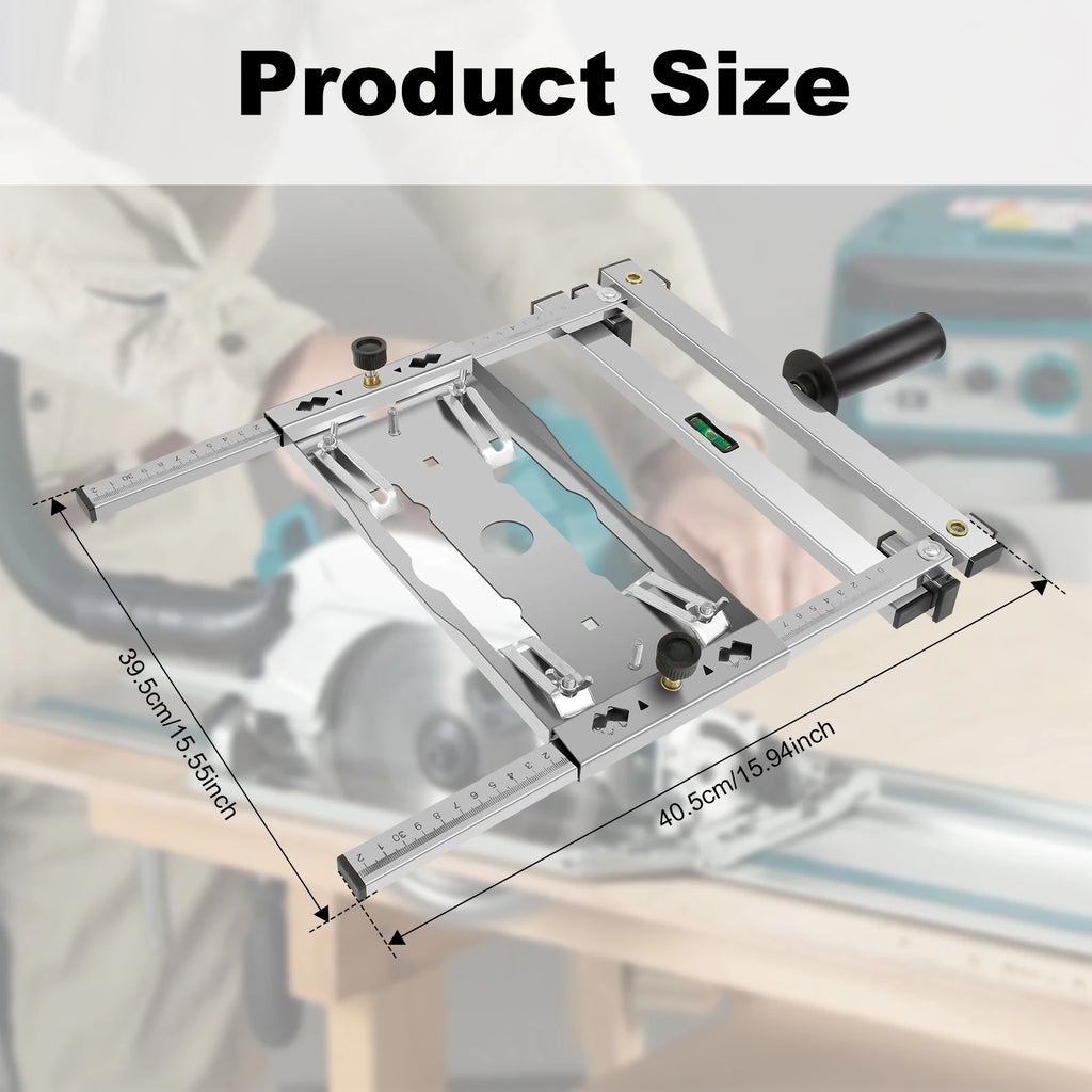 Cutting Machine Edge Guide Positioner Stainless Steel Multifunctional Cutting Machine Safety Woodworking Table Saw Circular Saw Zpaxo