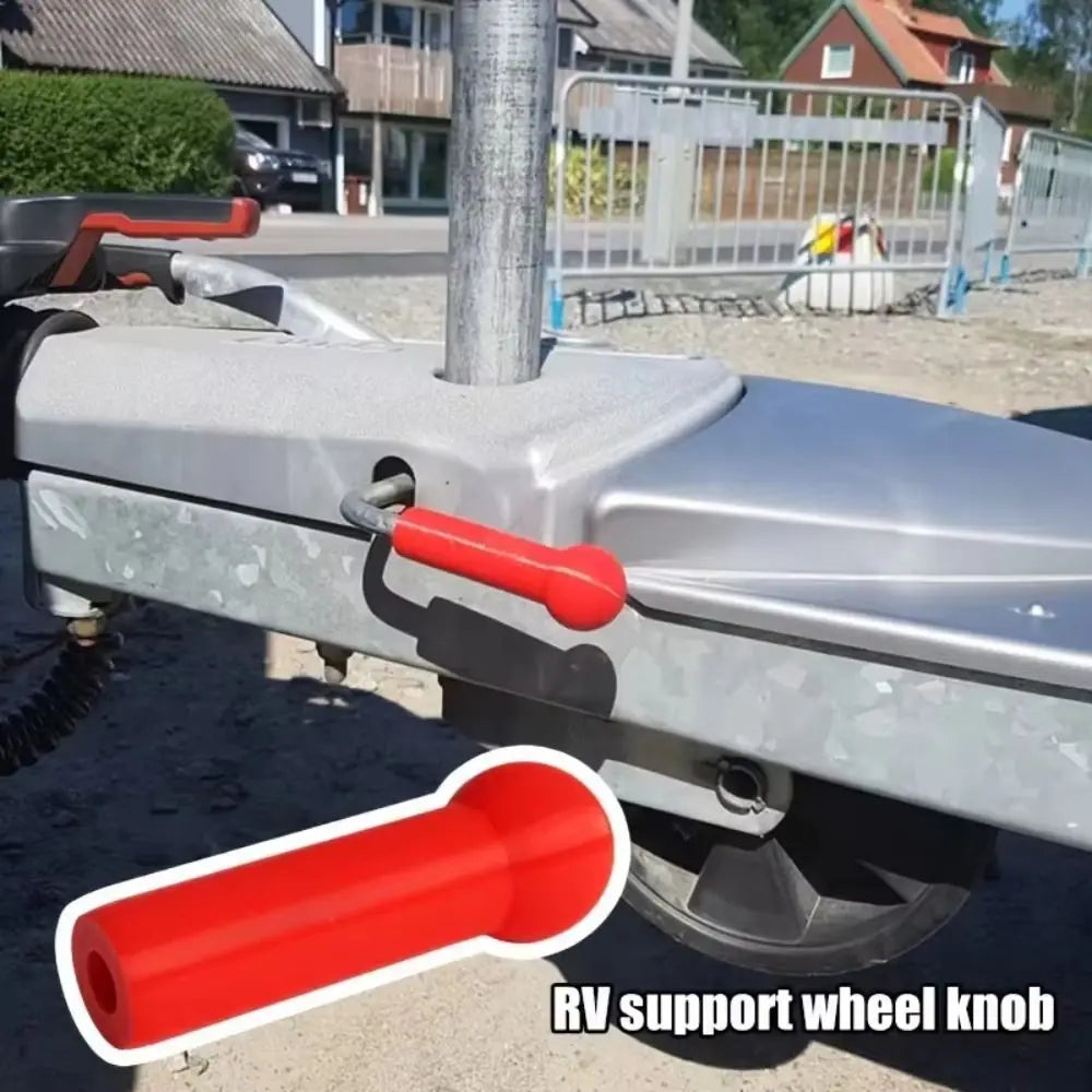 3D Printed RV Support Wheel Knob Easy Install Durable Manoeuvring Zpaxo