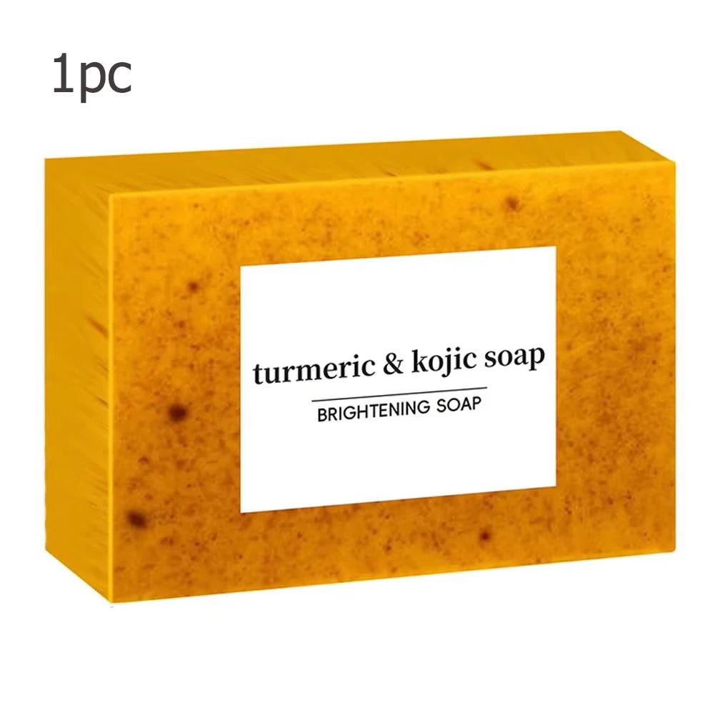 Turmeric Kojic Acid Handmade Soap – Brighten & Deep Clean Skin Handmade Bar Soap Zpaxo 1pc