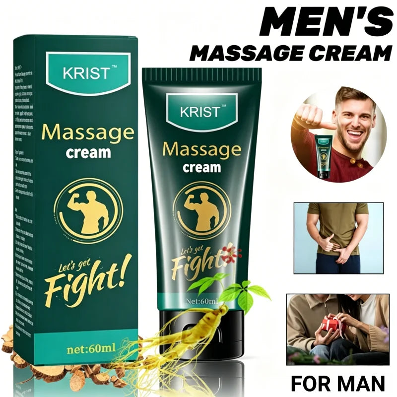Men's Upgraded Formula Massage Cream with 14 Complex Ingredients Quick Absorption Non-Greasy Comfortable Zpaxo Default Title