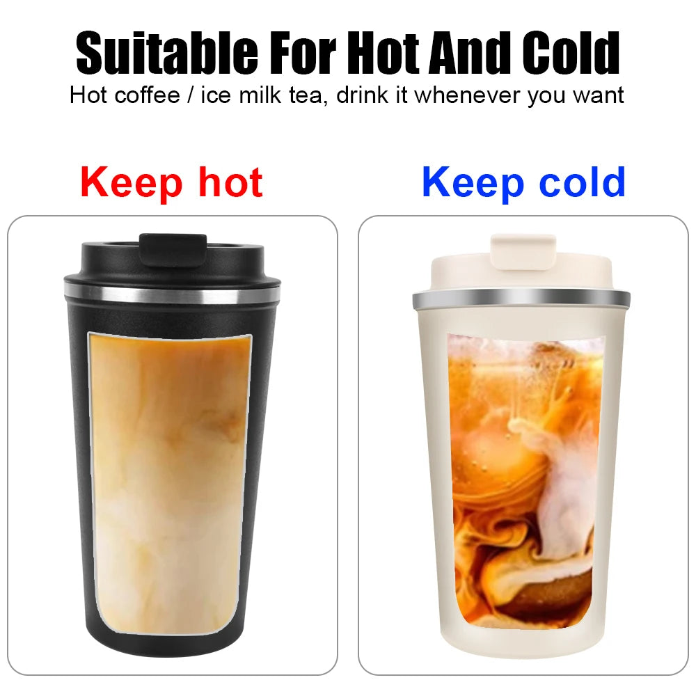 Coffee Mug Temperature Display Leakproof Car Tea Water Thermos Cup