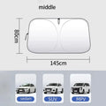 Folding Car Windshield Sunshade – UV & Heat Protection Visor