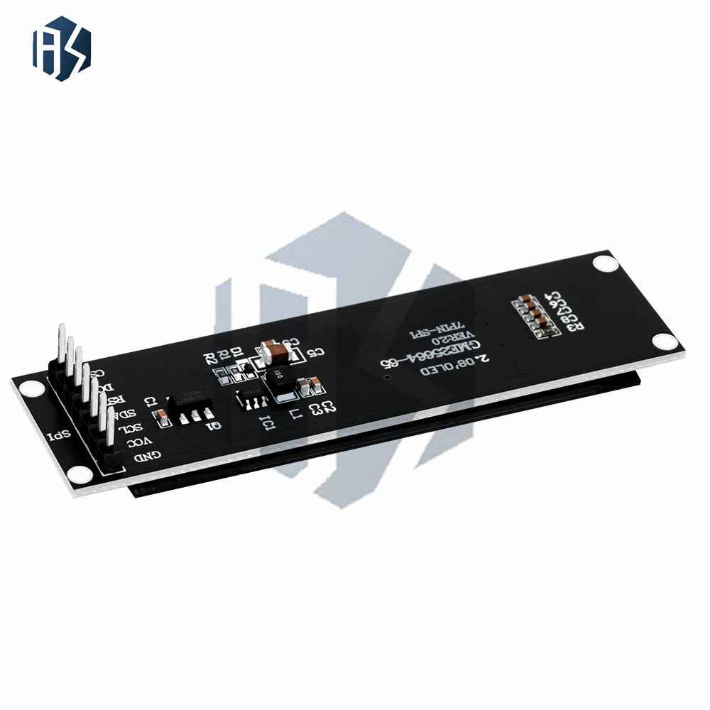 2.08" OLED Display Module 256×64, White Screen SH1122 Driver 25664 LCM Module Zpaxo