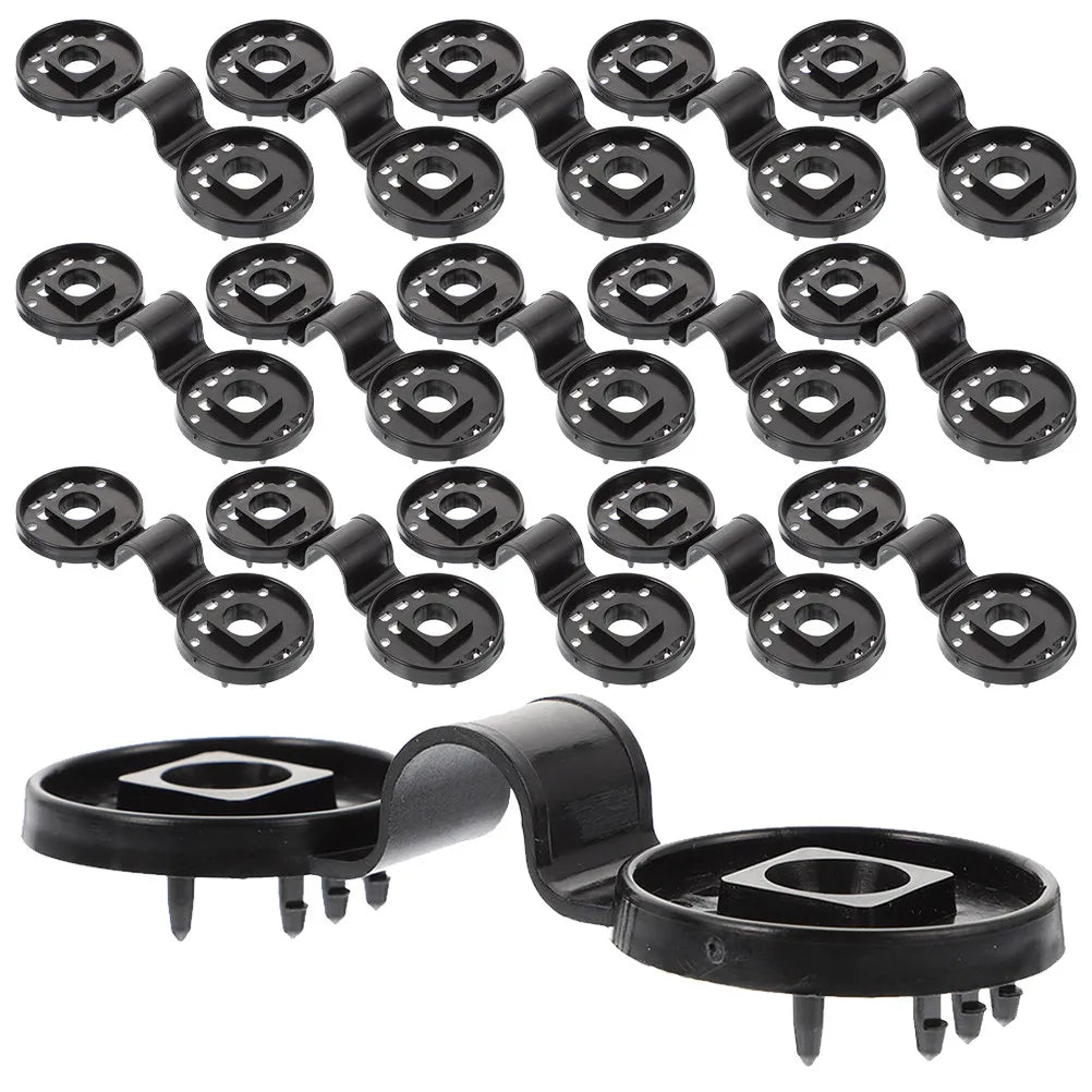 30Pcs Shade Cloth Plastic Clips Non Slip Sunshade Clamp for Garden Greenhouse Net Fixing Reusable Mesh Buckle Agricultural Film Zpaxo