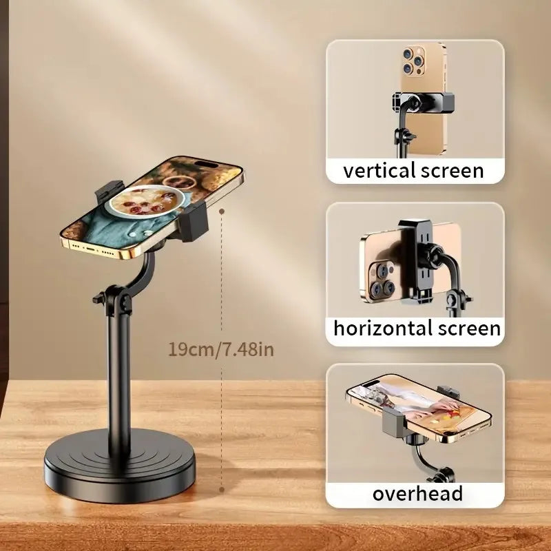Rotatable Liftable Mobile Phone Bracket Live Broadcast Stand