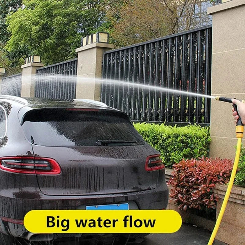 High-Pressure Car Wash Water Gun – 4-Mode Copper Nozzle
