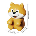 Mini Clip Fan Cute Dog Shape Rechargeable Portable Desk Office Travel