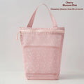 Large Mesh Toiletry Bag 22x26cm – Travel & Makeup Organizer Travel Toiletry Bag Zpaxo Pink