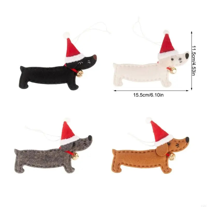 Festival Dog Shaped Ornament Holiday Decoration Safe Family Friendly
