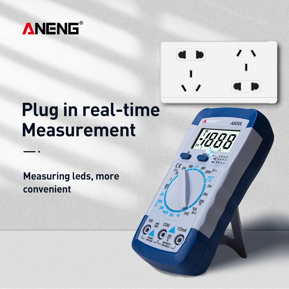 ANENG A830L Profesional 1999 AC DC Voltage Current Tester Lcr Meter