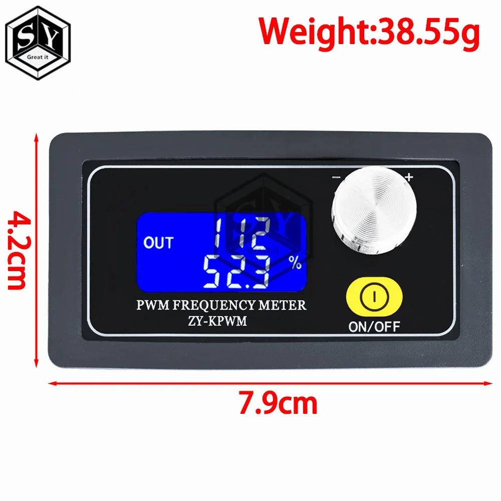 Dual System PWM XY-PWM1 Pulse Frequency Signal Generator Duty Cycle Zpaxo XY-PWM1