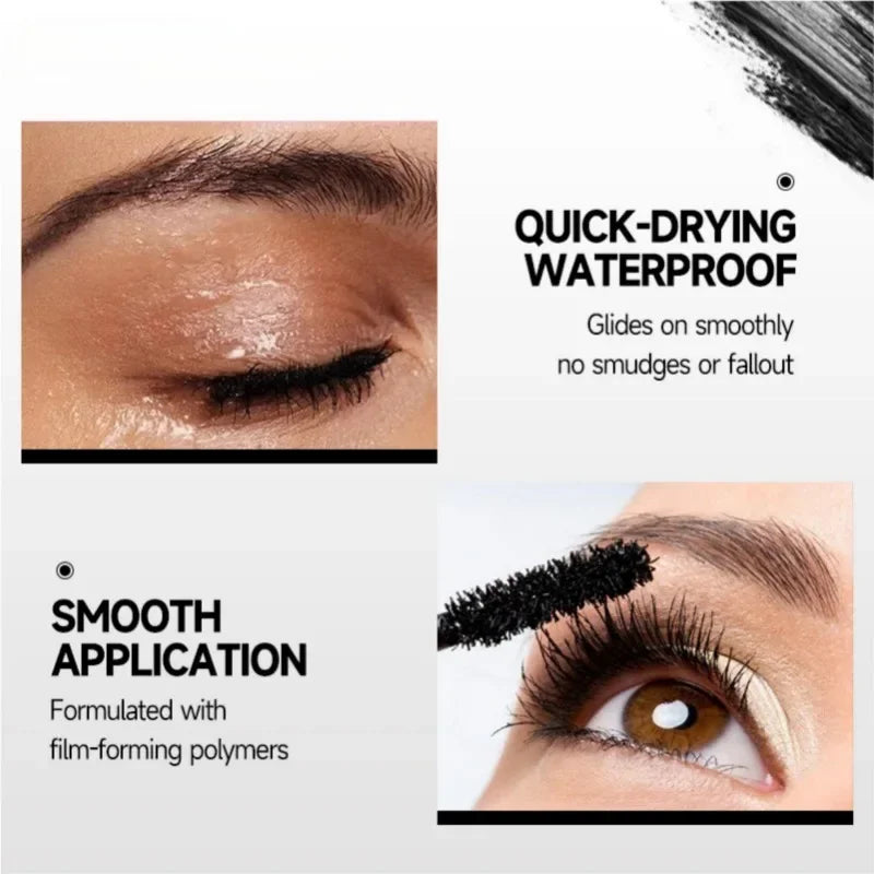 1PC Anti-smudge Mascara - Long-lasting, Evenly Colored, Curled, Waterproof, Quick-drying, Suitable for Dates and Daily Needs Zpaxo