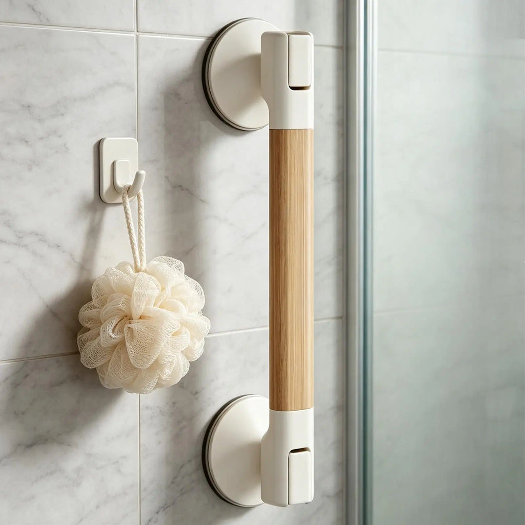 Grab Bars Shower Suction Bathing Assistance Handle No Drill Pregnant
