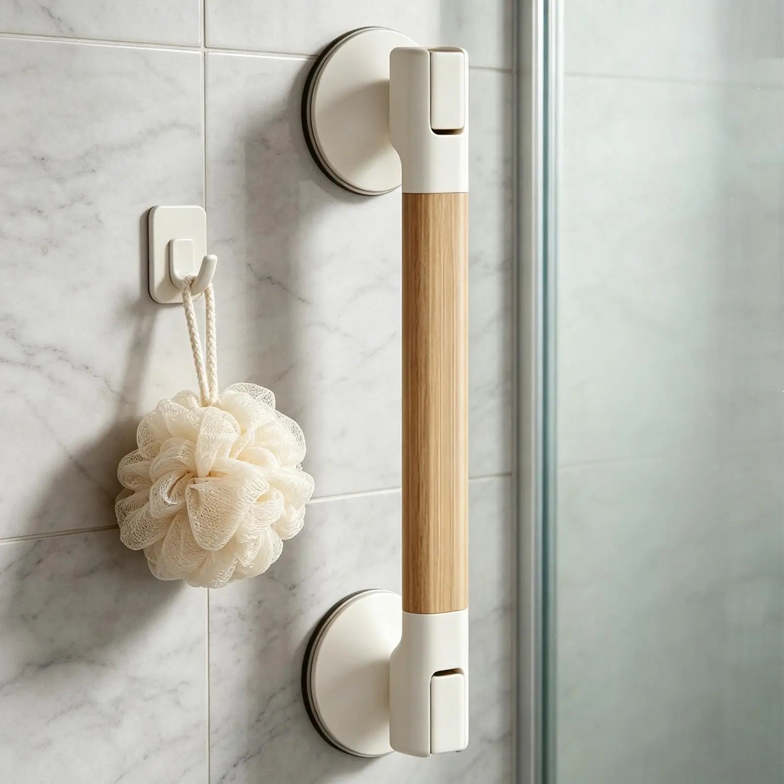 Grab Bars Shower Suction Bathing Assistance Handle No Drill Pregnant