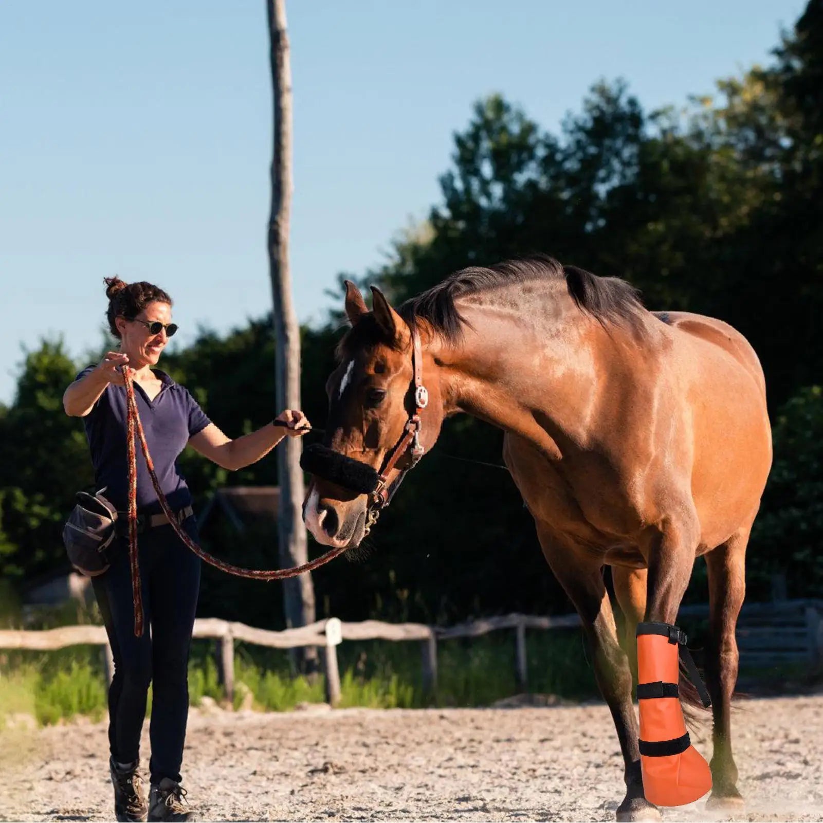 Equine Hoof Soaking Boot Care Bag Waterproof Cleaner Soaker Horse
