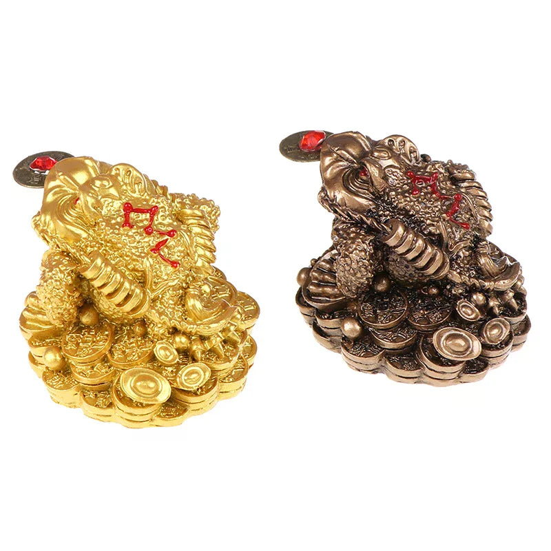 Home Office Decoration Feng Shui Toad Money Lucky Fortune Chinese Frog Zpaxo