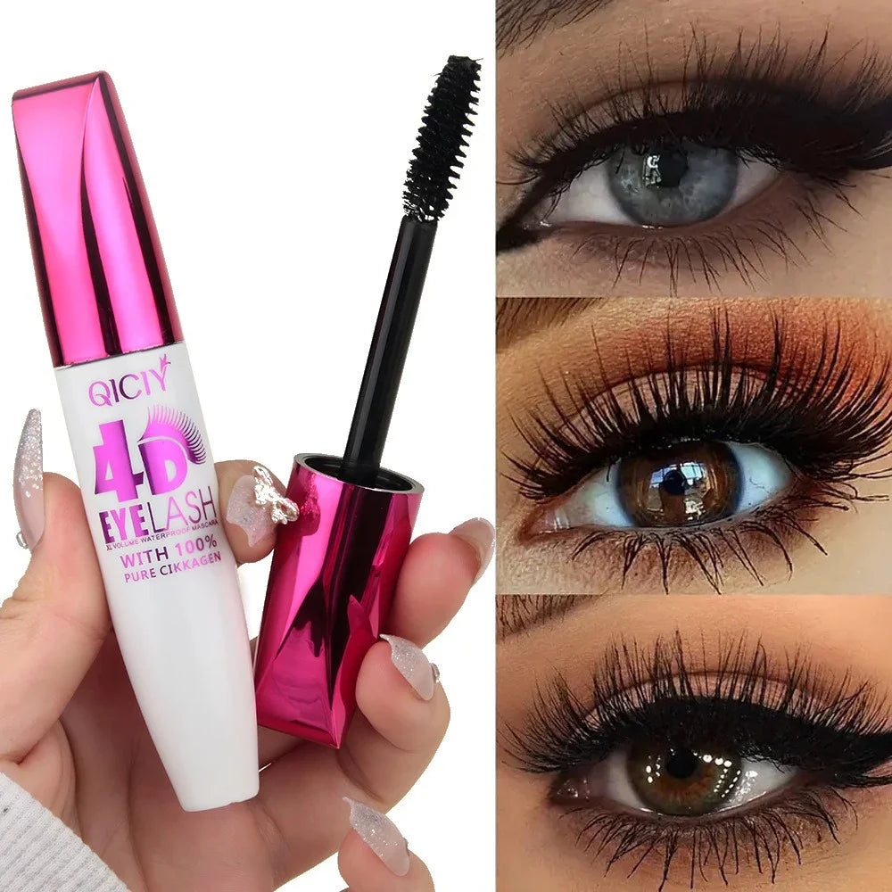 4D Mascara Black Waterproof Extra Long Volume Lasting Zpaxo