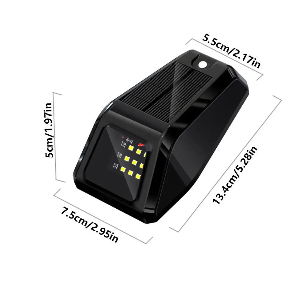Reusable Solar Powered Cab Lights Wear Resist Wireless Truck Pickup Warning Lamp Waterproof Multiple Flashing Modes Zpaxo