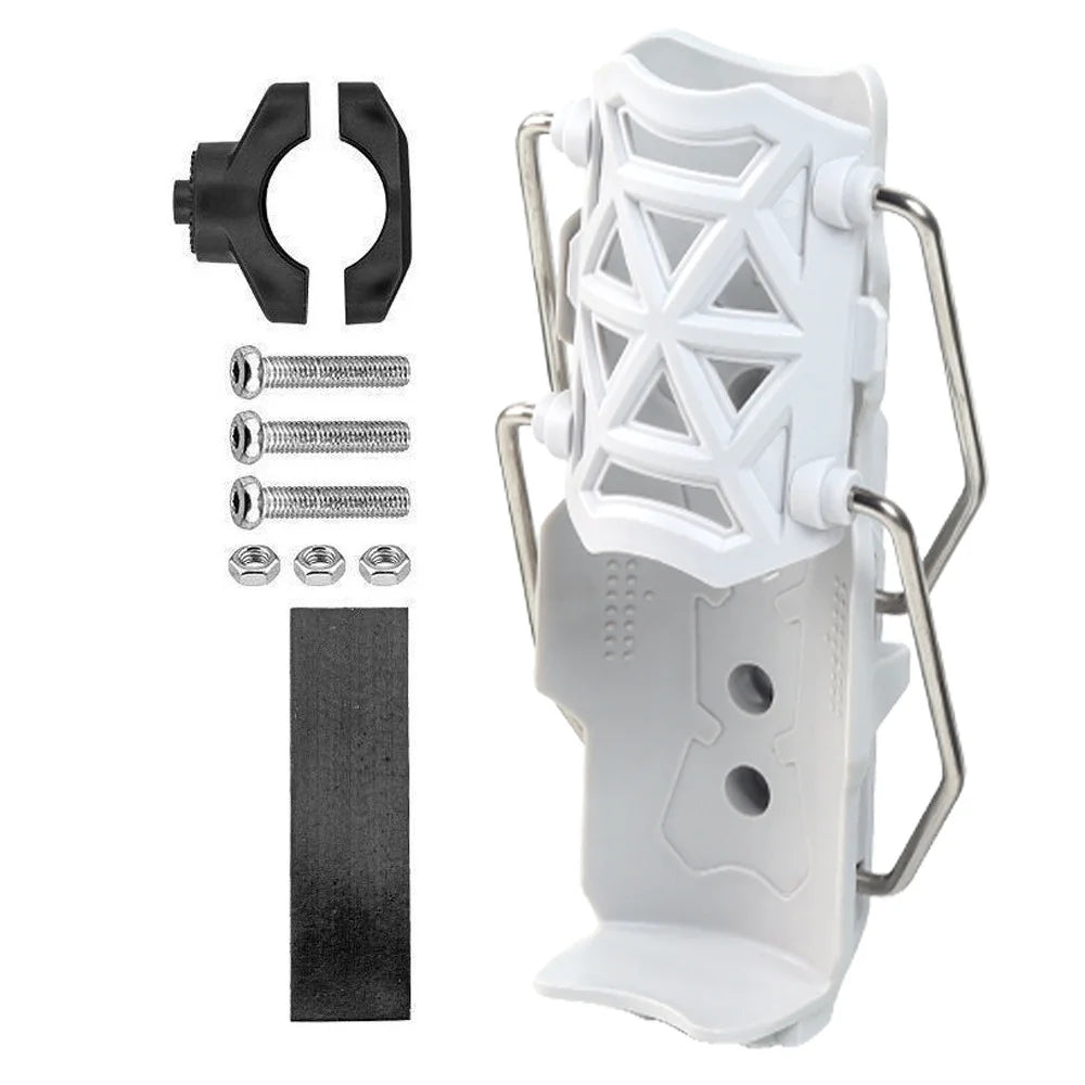 Universal Rotating Bike Cup Holder – No Drilling Required Bike Cup Holder Zpaxo WHITE