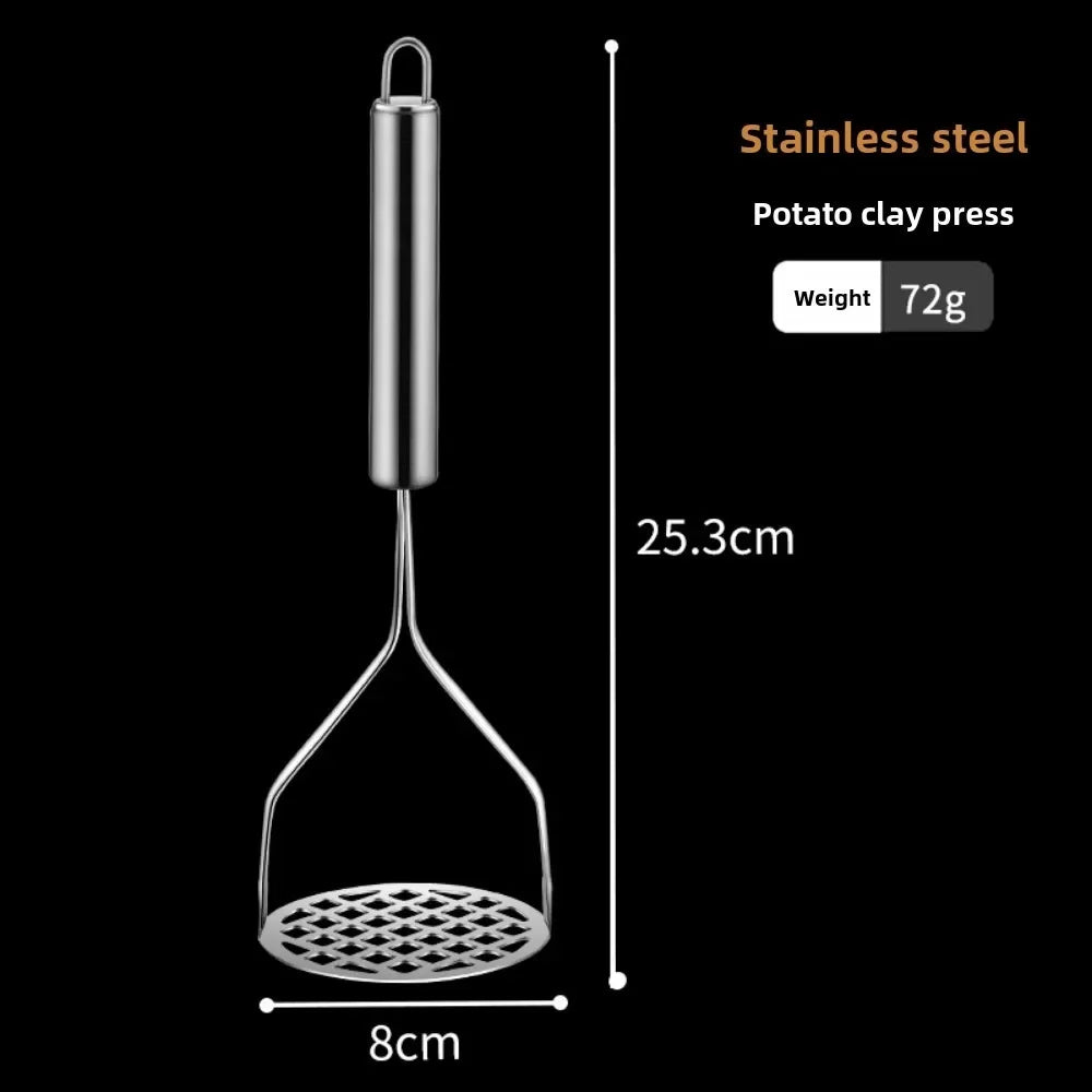 Stainless Steel Potato Masher & Ricer – Garlic & Veggie Tool Potato Masher & Ricer Zpaxo