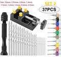 49PCS/Set Precision Pin Vise Drill 0.2-3.0 mm Twist Hand Drill Bits Set for DIY Drilling Tool Twist Drill Drill Hobby Engrave Zpaxo SET2