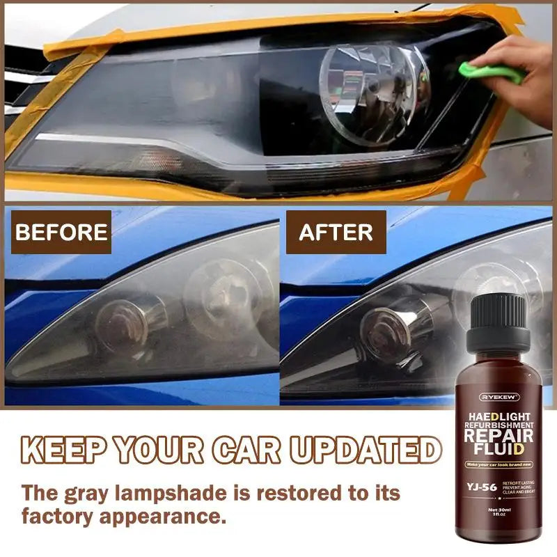Car Headlight Restoration Polish – Remove Yellowing & Oxidation