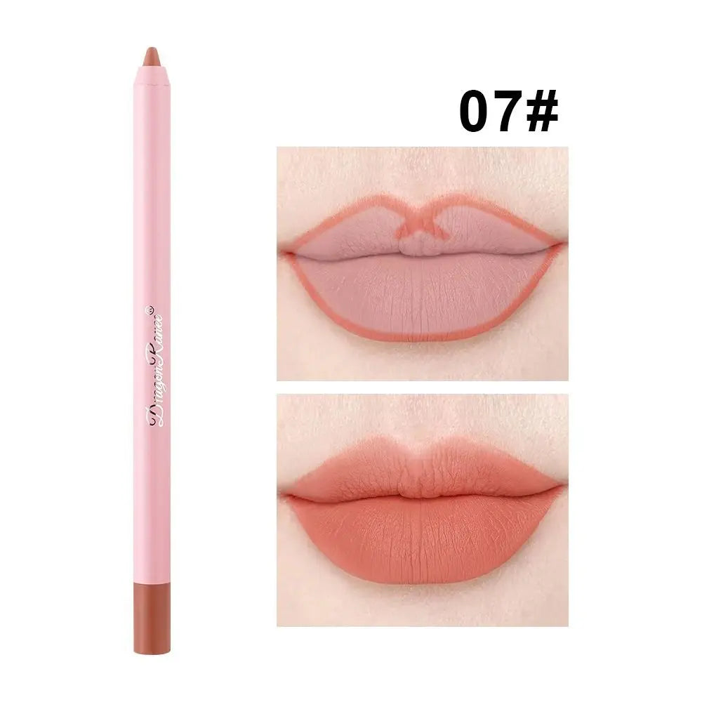 New Waterproof Lipliner Pencil Velvet Matte Lip Liner Natural Outline Lip Contour Line Lipliner Pen Zpaxo 07