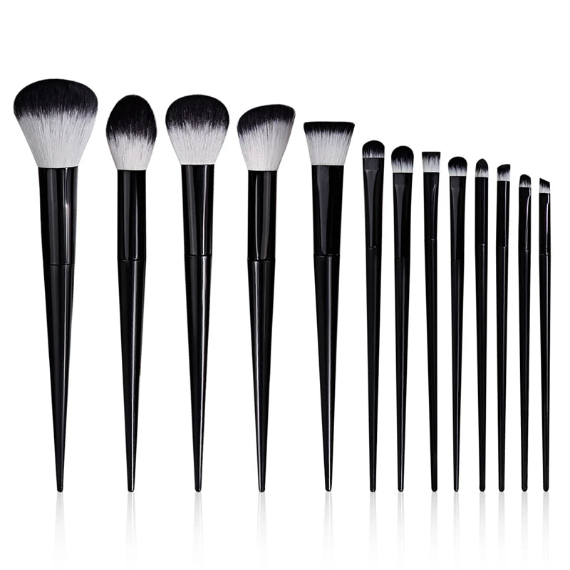 13pcs Makeup Brushes Set Professiona Soft Loose Powder Contouring Eyeshadow Eyeliner Eyebrow Brush Facial Beauty Cosmetics Tool Zpaxo