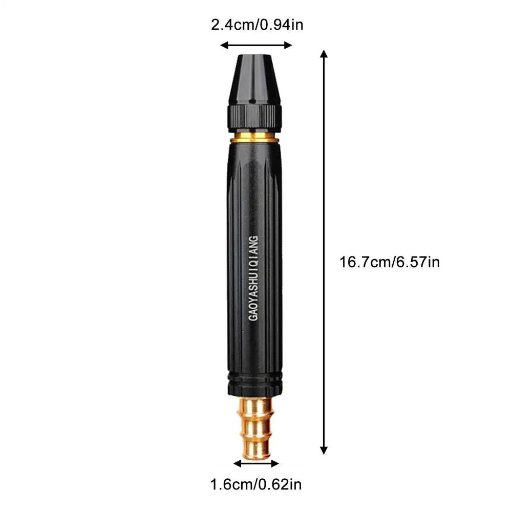 Pressure Washing Water Gun Adjustable Nipple Portable Direct Spray