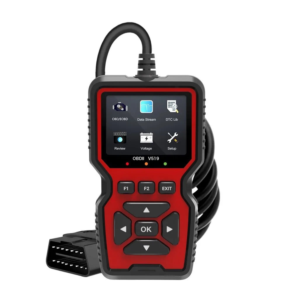 Real-time Data Automobile Fault Diagnosis Instrument Multi-language Zpaxo Red
