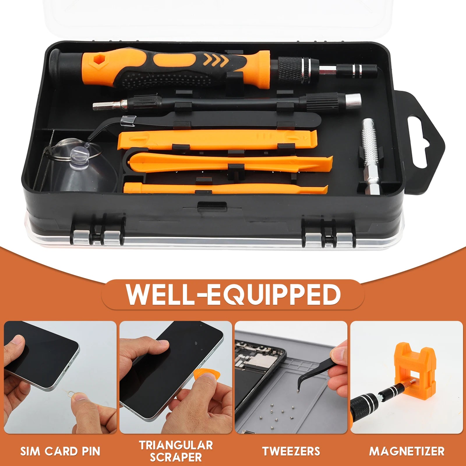 Precision Screwdriver Set 115 in 1 Magnetic Repair Tools Extension Flexible Shaft for Phone Switch Laptop Laptop Pc Case Zpaxo
