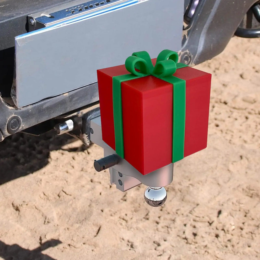 Tow Hitch Covers Christmas Box Receiver Tube Plug Cap Cartoon