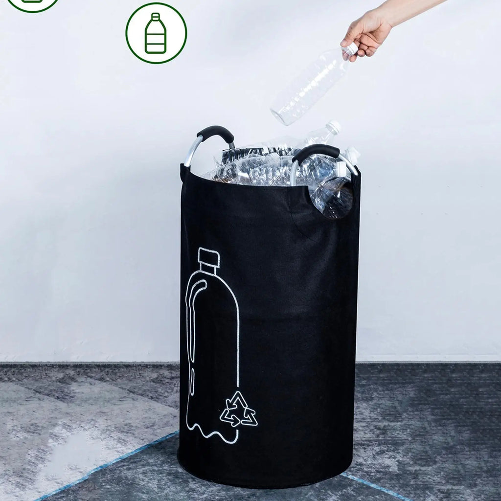 Indoor Recycling Bins Kitchen Foldable Deposit Bottle Storage Trash
