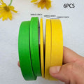 Painting Tape for Car Paint - Paint Tape for Walls Painting, Automotive, Labeling, DIY Crafting, Decoration and School Projects Zpaxo 6pcs