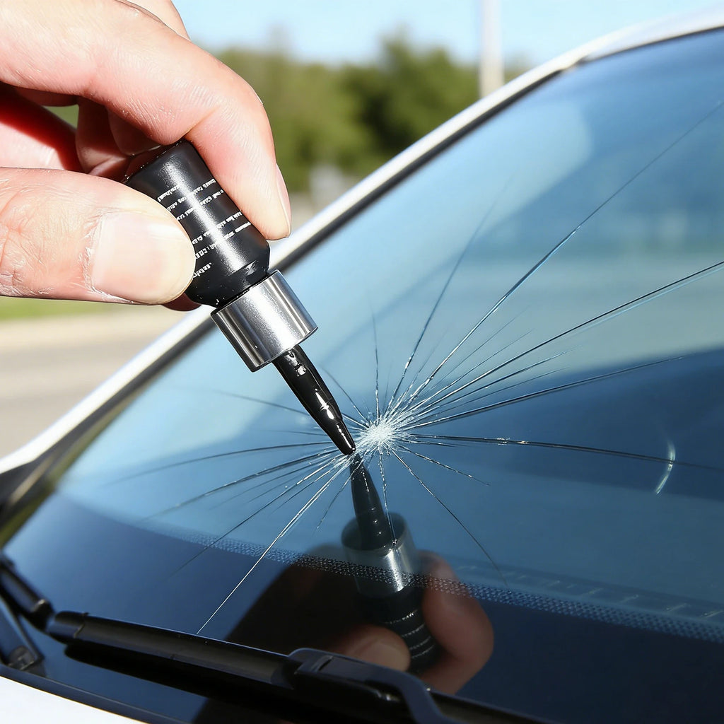 Windshield Chip Repair Cracked Glass Liquid Cracks DIY Long-lasting