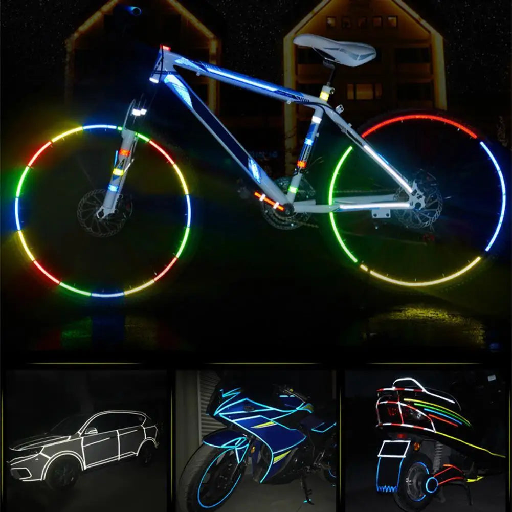 8m Reflective Stickers Decal Waterproof Thin Sticker Rolls