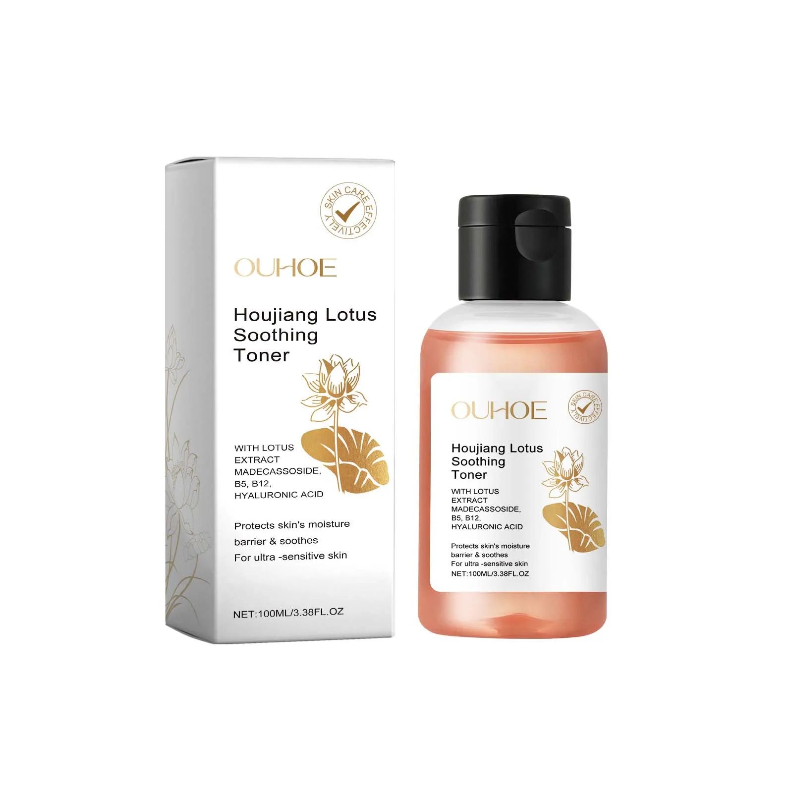 Lotus Facial Toner – Soothing, Hydrating & Pore Refining Facial Toner Zpaxo 100ml Boxed