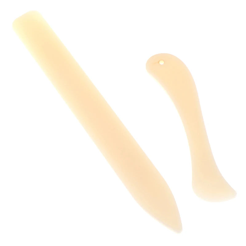 Leather Scoring Folding Creasing Paper Accessory Bone Folder Craft Tools 2Pcs Zpaxo Style1