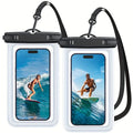 Waterproof Phone Pouch Easy Lock Heavy Duty Dry Bag 4-7 Phones