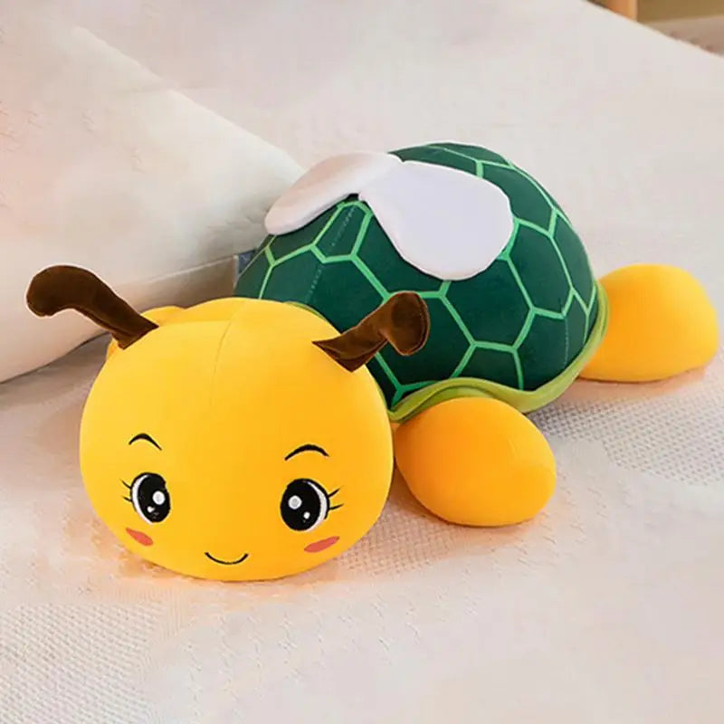 Turtle Stuffed Animal Cute Soft Sea Turtle Stuffed Animal Huggable Cuddly Throw Pillow Tortoise Home Decoration Sofa Bed Living Zpaxo