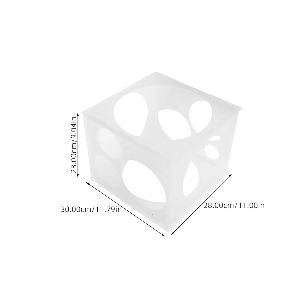 Plastic Sizer Cube .7X11 Inch Balloon Measurement Tool Measure Calibrator Shaper For Arches Columns Wedding Party Zpaxo