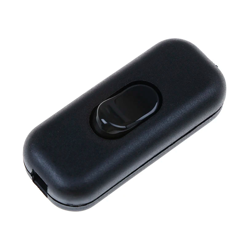 CM1Pc Light Switch AC 0-250V 6A Lnline OFF Table Desk Lamp Cord Cable Zpaxo Black