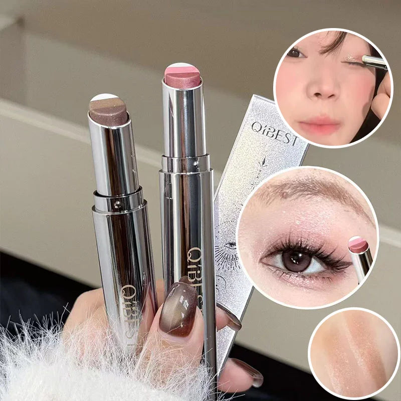 Eyeshadow Stick Is Long-lasting and Easy To Color, Waterproof and Anti-smudge Fine Flash Eyeshadow. Zpaxo