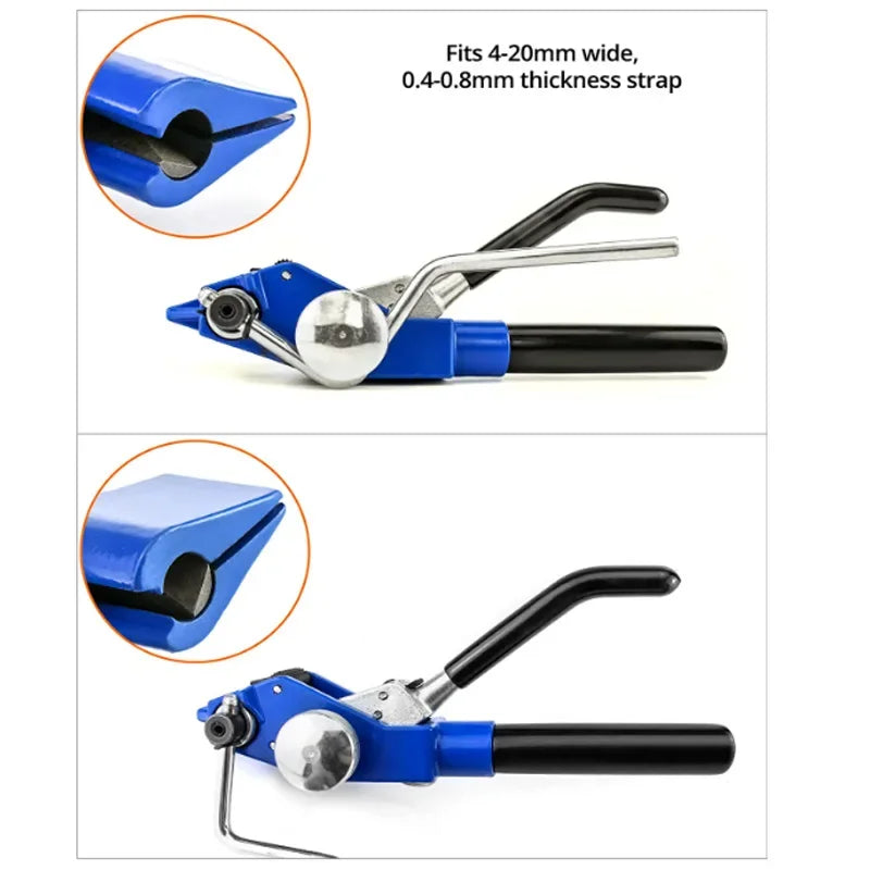 Stainless Steel Cable Tie Gun Banding Tools Strapping Gear Tension